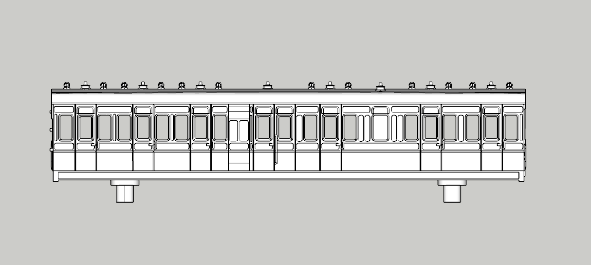 (image for) LSWR 48ft 6 cmpt TriComp Brake 2Lav - sw131